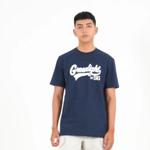 Greenlight Kaos Pria Lengan Pendek Cotton Logo Script OL-C281223