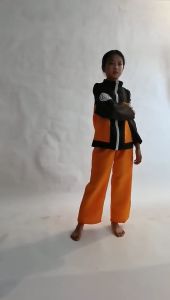Uzumaki Naruto Cosplay Costume Anime Ninjao Shippuden Cos Cartoon Jacket Suit Tops Pants Halloween