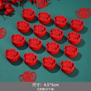 Wedding Celebration Small Happiness Characters Non-Woven Fabric Hand Thrown Bride Groom Room Decoration Moving in Good Luck