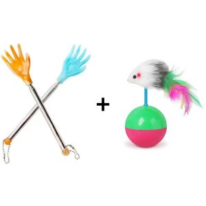 Interactive Cat Toy Scratch Stick Anti-Bite Playful Cat Teaser Wear-Resistant Fun Pet Supplies That Can Entertain Themselves