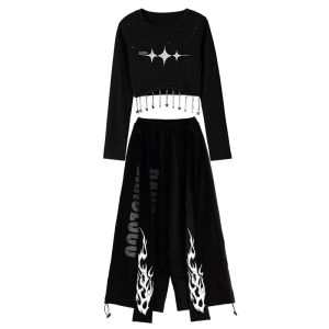 YUZHOUTUO | Sweet and Cool Dance Outfit Loose
