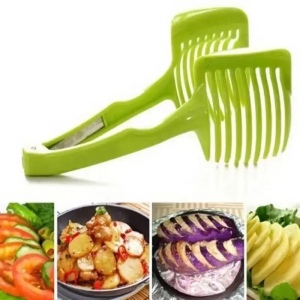 Round Slicing Clamp Handheld Lemon Slicer Fruit Cutter Multi-functional Food Clip Creative Slicer Easy To Clean Dishwasher Safe