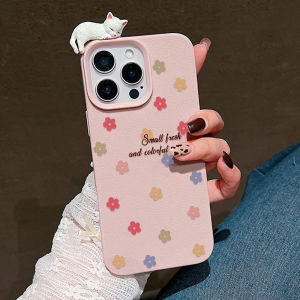 Pink Flower 3D Cat Cute Case For iPhone 17 Cover iPhone 11 16 15 17 12 13 14 Pro Max 17 Air 15 16 Plus iPhone17 17Pro 16Pro Case