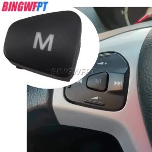 High quality For Ford Escort Fiesta MK7 MK8 ST 2017 Ecosport 2013 Car Audio Steering Wheel Switch Cover M/On Button