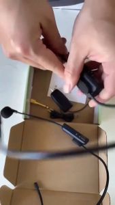 TOP PRODUK Microphone Wireless Imam Shalat Jarak Jauh 2.4GHz Headset 2 PCS with Receiver E65 / Mic Wireless Imam Masjid Terbaik Isi 2 / Mikrofon Tanpa Kabel untuk Imam Masjid