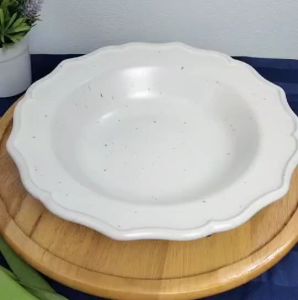 จานเซรามิค ชามเซรามิค จานพาสต้า จานสปาเก็ตตี้ 9นิ้ว จานกันลึก จานสปาเก็ตตี้ เข้าไมโครเวฟได้