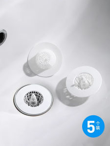 เครื่องกรองเส้นผมสำหรับท่อระบายน้ำในห้องน้ำ เครื่องป้องกันการติดขัดและแมลง ช่องระบายน้ำแบบปิด