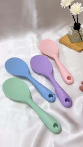 Silico Sendok Nasi Silikon Anti Lengket / Centong Nasi Anti Lengket Tahan Panas