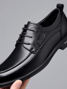 Genuine Leather Pointed Toe Mens Business Casual Shoes