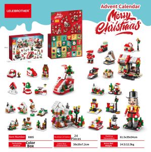HECAN | Advent Calendar Brick Toy Gift Box