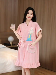 New 2025 Home Use Adult Ladies Wearable Bath Towel Quick Dry Pure Cotton Absorbent Bath Wrap Towel Polyester Fiber Coral Fleece