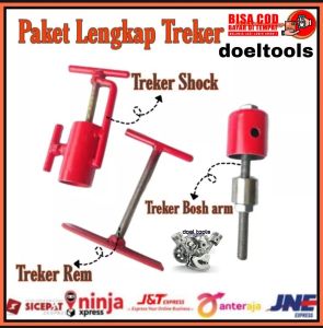 sepaket promo murah Treker Komstir universal Treker shockbreaker depan Treker cakram Treker Bosh arm