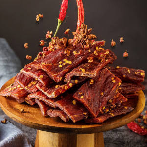 Sichuan Jiuzhaigou Flavored Jerky 200g Shredded Spiced Spicy Tibetan Specialty Air-Dried Jerky Casual Snacks
