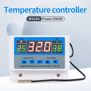 XH-W3103 Digital Temperature Controller 5000W High Power Thermostat Switch Automatic Temp Control AC220V -19 to 99℃ Switch