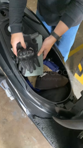 Tas Motor Touring Back Seat Tail Travel Storage Bag - 666789 - Black