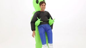 Funny ET Alien Costumes For Adult and Kids Alien Inflatable Costume Your Cos Party suit