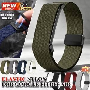 New Magnetic Bands for Google Fitbit Air Strap Nylon Loop Sport Replacement Bands for Fitbit Air Comfortable Elastic Bracelet