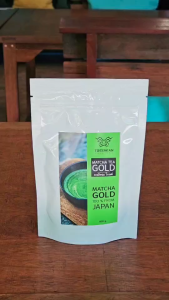 ผงมัทฉะ โกลด์ 100 % Matcha Gold 100 % นำเข้าจากประเทศญี่ปุ่น