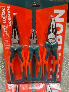 Bộ combo 3 kìm HANBON cao cấp 556 HRC 4112 Combo nhỏ gọn chắc chắn phù hợp mọi công việc Mua 1 được 3 Kìm Điện Cắt Nhọn