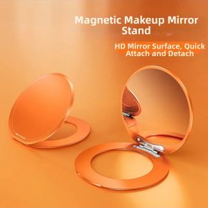 RQZN | Magnetic Phone Stand with Magnifying Mirror Ultra Thin Portable Foldable
