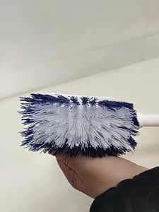 Wall-Mounted Toilet Brush/Corner Cleaning Brush/Long Handle Soft Bristle Toilet Brush/Berus Tandas