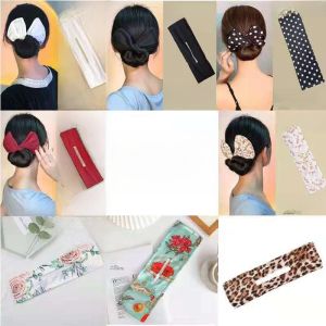 Lazy Persons Hair Twisting Clip 2020 New Style Bun Headband Butterfly Knot Hair Styling Tool Women Summer Hair Tying Accessory