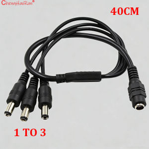 1PCS 5.5* 2.1mm DC Power Splitter Cable 1 to 2/3/4/5/6/8 Way 5V 12V Power Adapter Connector Cord For LED Strip Lights Camera