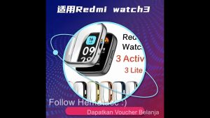Soft Case Layar Redmi Watch 3 / 3 Active Bumper Screen Anti Benturan Hematacc