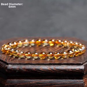SIFUYUAN | Natural Yellow Citrine Bracelet