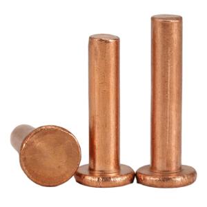 POWER&STRONG | Copper Rivet Flat Head Solid Rivet