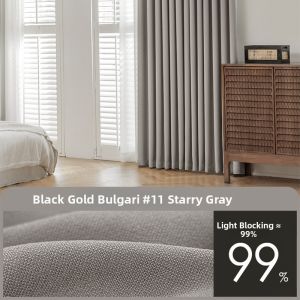 Blackout Insulated Sunproof Curtain Fabric