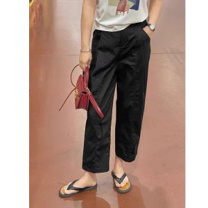 Trendy Design Loose Fit Straight Leg Pants