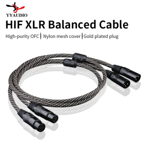 YYAUDIO Hifi XLR Cable Audio Cable Xlr Cable Male To Female Wire Signal Line Cables core Pure Copper For Microphone Mixer