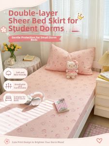MANSHIAN | Cartoon Soft Double Layer Gauze Bed Cover