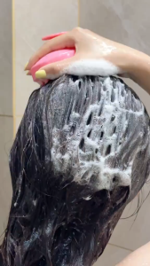 Silicone Scalp and Hair Massager Shampoo Brush