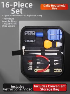 syntek | Watch Repair Tool Set for Mechanical Watches Disassembly Case Opening Battery Replacement