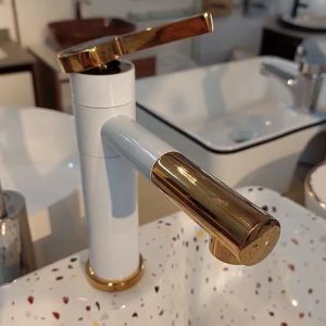 Vòi rửa mặt vòi lavabo nóng lạnh chiều cao 20cm và 30cm VL023 - Thân kiểu trụ tròn 2 màu trắng sữa và đen mỏ xi vàng - Phiên bản đặc biệt sang trọng - Chất liệu đồng sơn tĩnh điện siêu bền - Chính hãng Audi