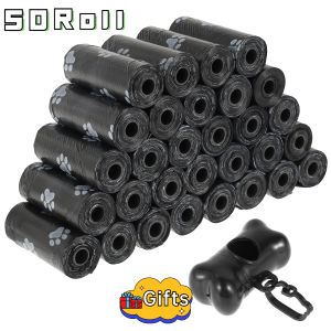 10/50Roll Dog Poop Bags Outdoor Home Eco Pet Waste Bag with Breakpoint Design Pet Clean Pick Up Tools Pet Supplies Accessories