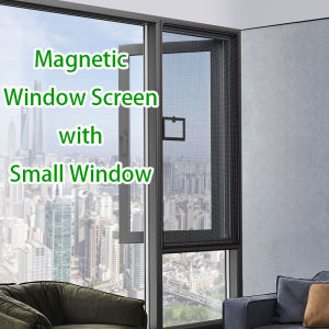 (Full set)  Magnetic anti-insect net DIY adjustable size self-adhesive mosquito net insect screens pest control  special for external window opening 小窗口式防蚊纱窗 防蚊门网