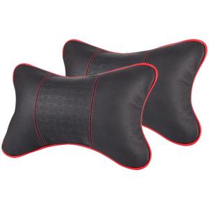 MUBO | Genuine Leather Neck Protecting Car Headrest Pair