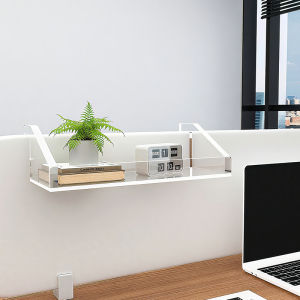 Acrylic Office Desk Organizer Rack Transform Your Workstation into a Neat And Organized Space Transparent Desktop Storage Basket