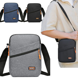 กระเป๋าลําลองธุรกิจสไตล์เป็นกลาง กระเป๋าสะพายผ้า Oxford กระเป๋าสะพายข้างผู้หญิง กระเป๋าใบเล็ก