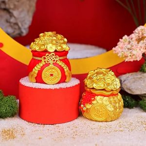 🔥限时抢购🔥  福袋 摆件 招财 聚宝盆 风水 招财 财神爷 财神爷摆件 金元宝 钱袋  CNY Decoration Fengshui Lucky Zhaocai Yuanbao Money Bag CNY Gift Bag Decorative Accessories