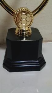 Universal Human Soccr  Plastic Gold Trophy Height 19cm (448)( Customize Available )