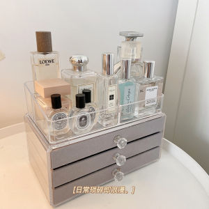 กล่องเก็บเครื่องประดับต่างหูตุ้มหูเครื่องประดับหูกล่องใส่แหวนสร้อยคอสำหรับผู้หญิงกันฝุ่นแบบลิ้นชักอะคริลิคความจุขนาดใหญ่