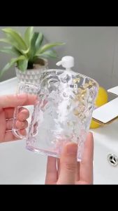 Cốc Đánh Răng Uống Nước Vân Pha Lê Nổi 3D Dung Tích 500ml Ly Đánh Răng Nhựa Cao Cấp-HAUSE