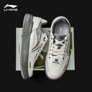 Li-Ning Qingyun Mens Casual Shoes 2025 New Shock Absorption Board Vintage Skateboarding Low Help Soft Bottom Sports Shoes