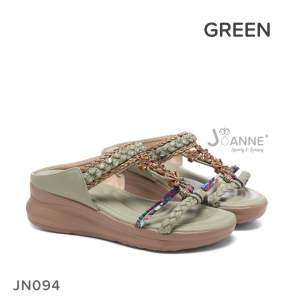 JOANNE  Wedges Sandals Shoes Sepatu Wanita #JN094