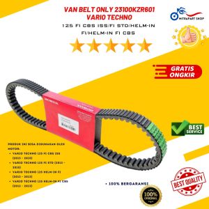 Van Belt Only 23100KZR601 Vario Techno 125 FI CBS ISS/FI STD/Helm-In FI/Helm-In FI CBS