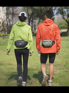 AONIJIE FH2502 Waterproof Hiking Waist Bag Men Women Purse Casual Large Phone Belt Womens Canvas Travel Fanny Pack
